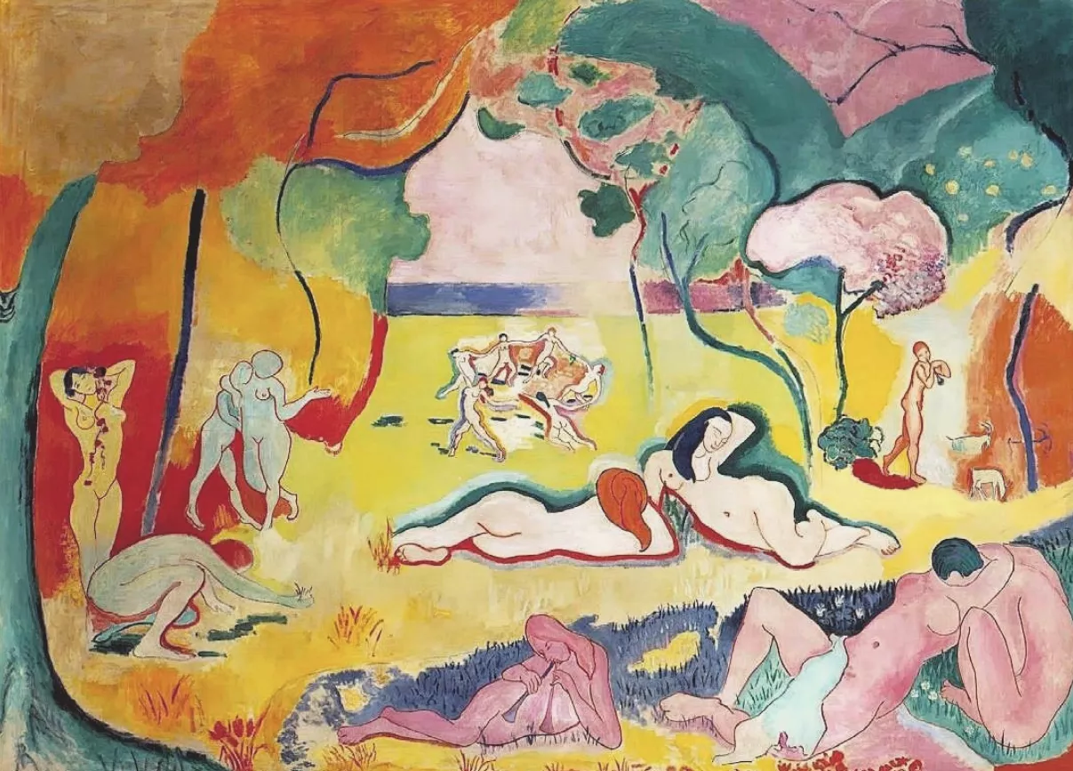 Bức họa phong cảnh miền Nam nước Pháp được Matisse đem vào trong tác phẩm “Le Bonheur de Vivre”