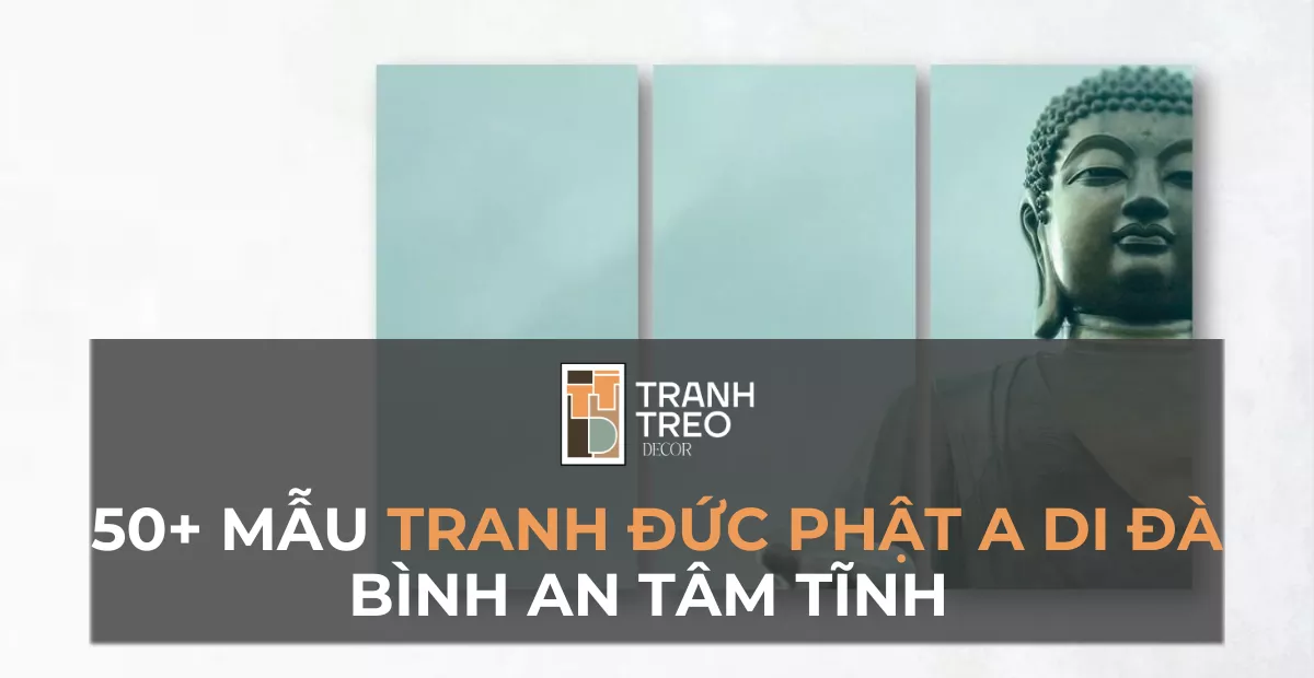 50+ mẫu tranh phật A Di Đà treo tường