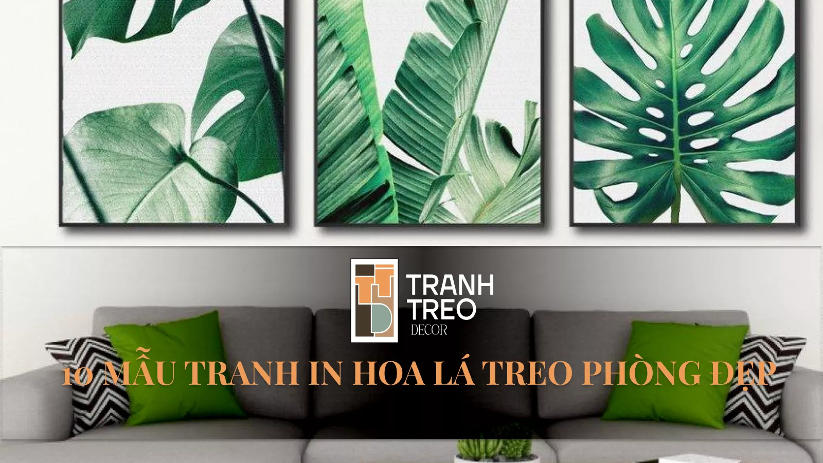 10 mẫu tranh in hoa lá treo tường đẹp 2024