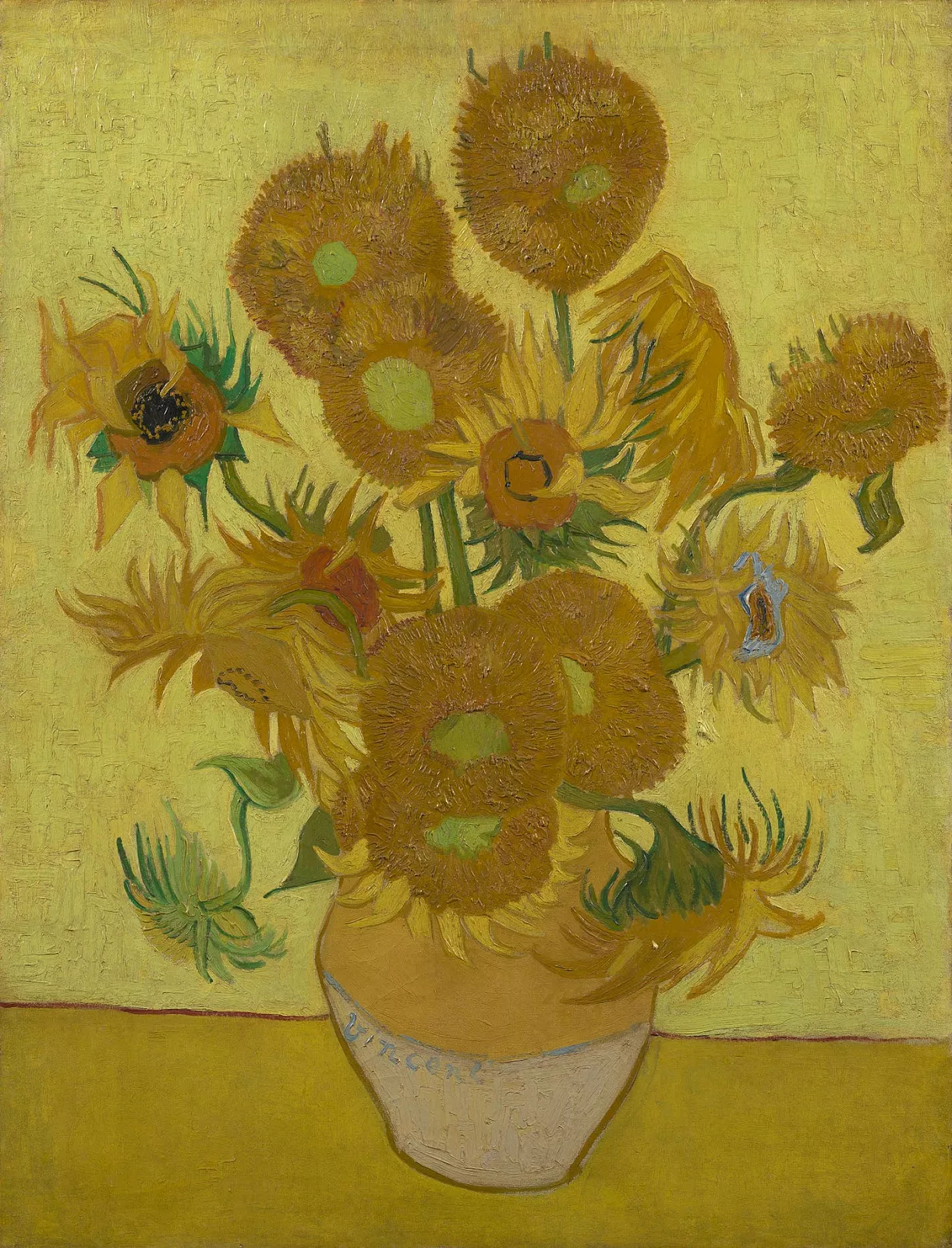 Một trong những bức tranh hoa hướng dương của Van Gogh