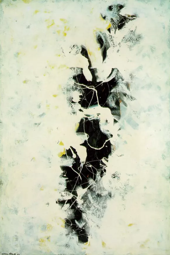 The Deep là một trong những tác phẩm cuối cùng của Jackson Pollock, được hoàn thành vào năm 1953