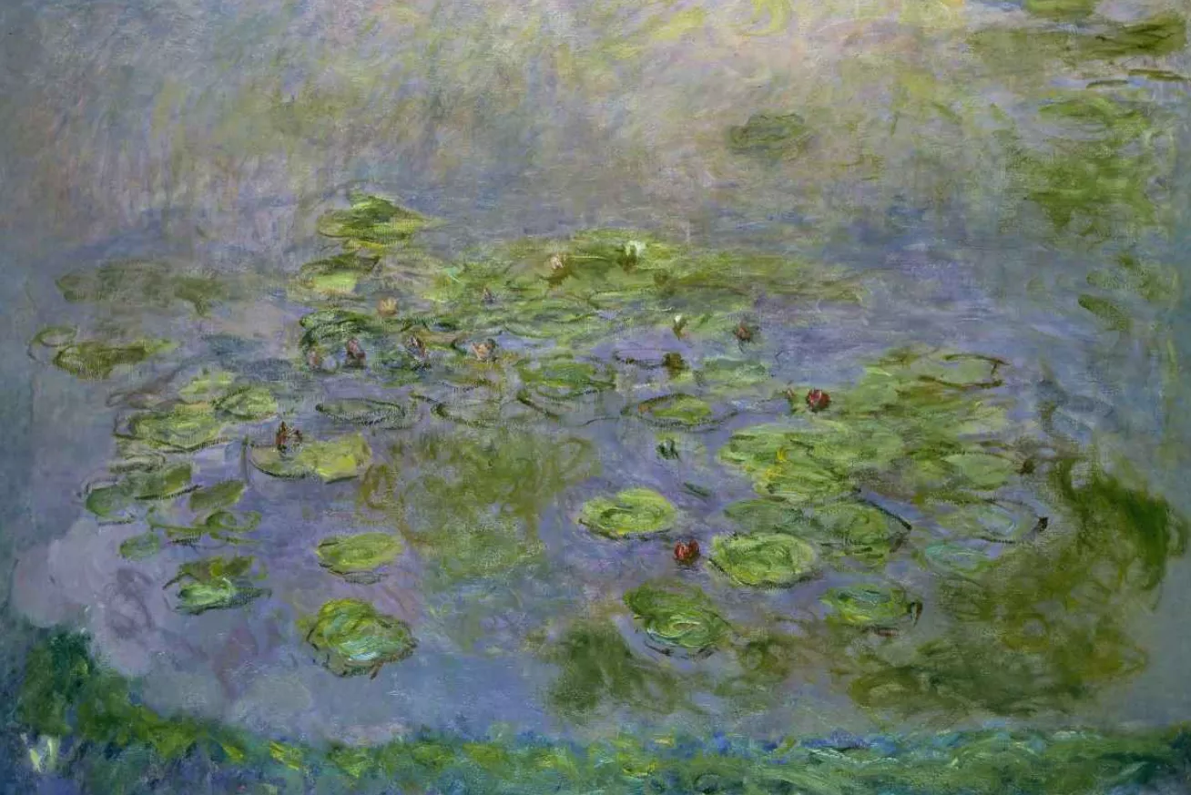 Tác phẩm “Nymphéas” là một trong những tác phẩm nổi bật trong loạt tranh Water Lilies của Claude Monet