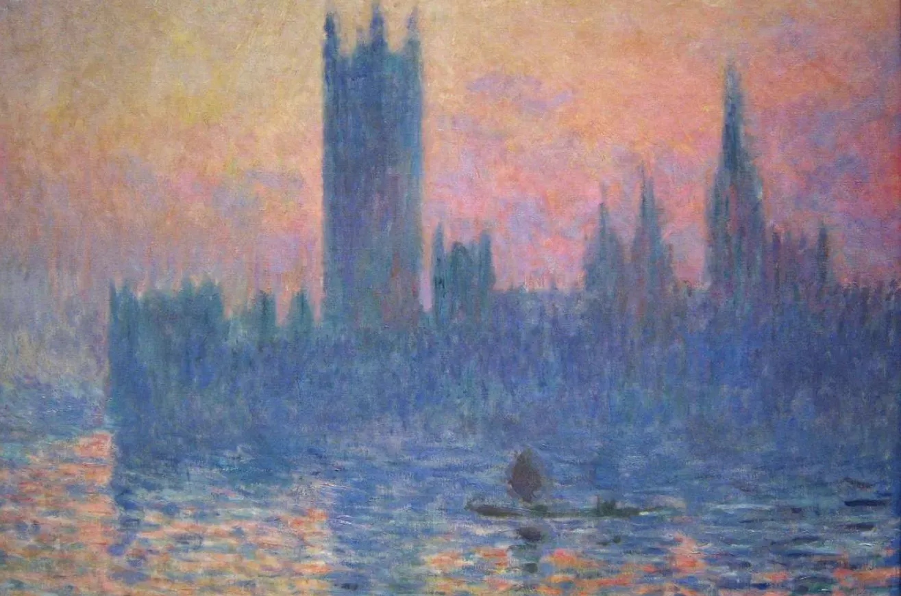 “The Houses of Parliament” là một trong các bức tranh về Cung điện Westminster được Monet vẽ trong thời gian ông ở London từ năm 1900 đến năm 1905