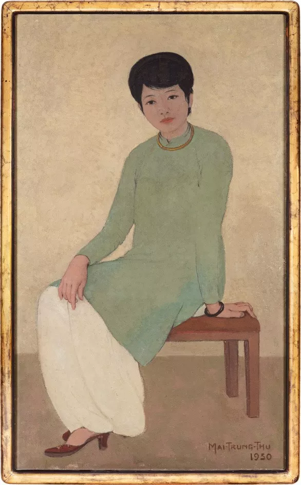 Bức tranh "Madam Phương" được họa sĩ Mai Trung Thứ sáng tác năm 1930