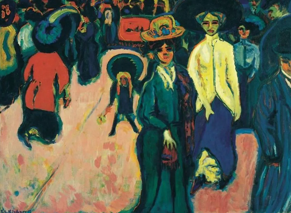 Tác phẩm "The Street" của họa sĩ Ernst Ludwig Kirchner