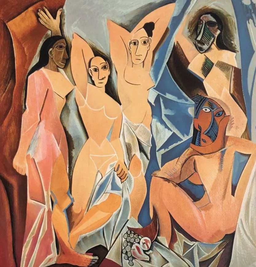 Tác phẩm "Les Demoiselles d'Avignon" của họa sĩ Pablo Picasso