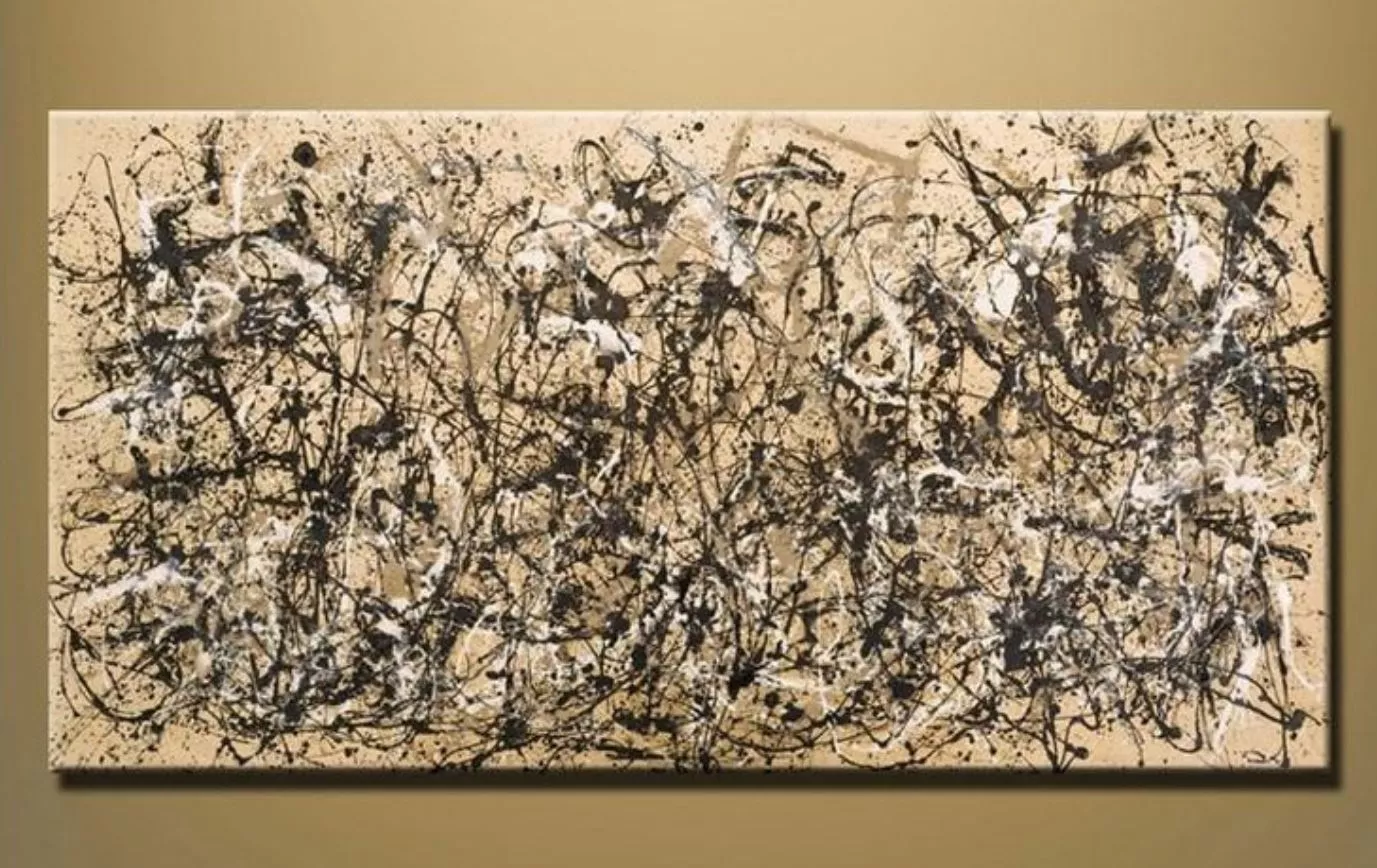 Tác phẩm "Autumn Rhythm" của họa sĩ Jackson Pollock