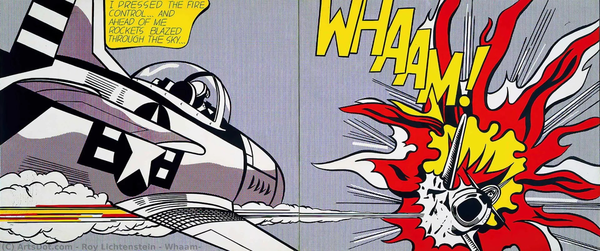 Tác phẩm "Whaam!" của nghệ sĩ Lichtenstein