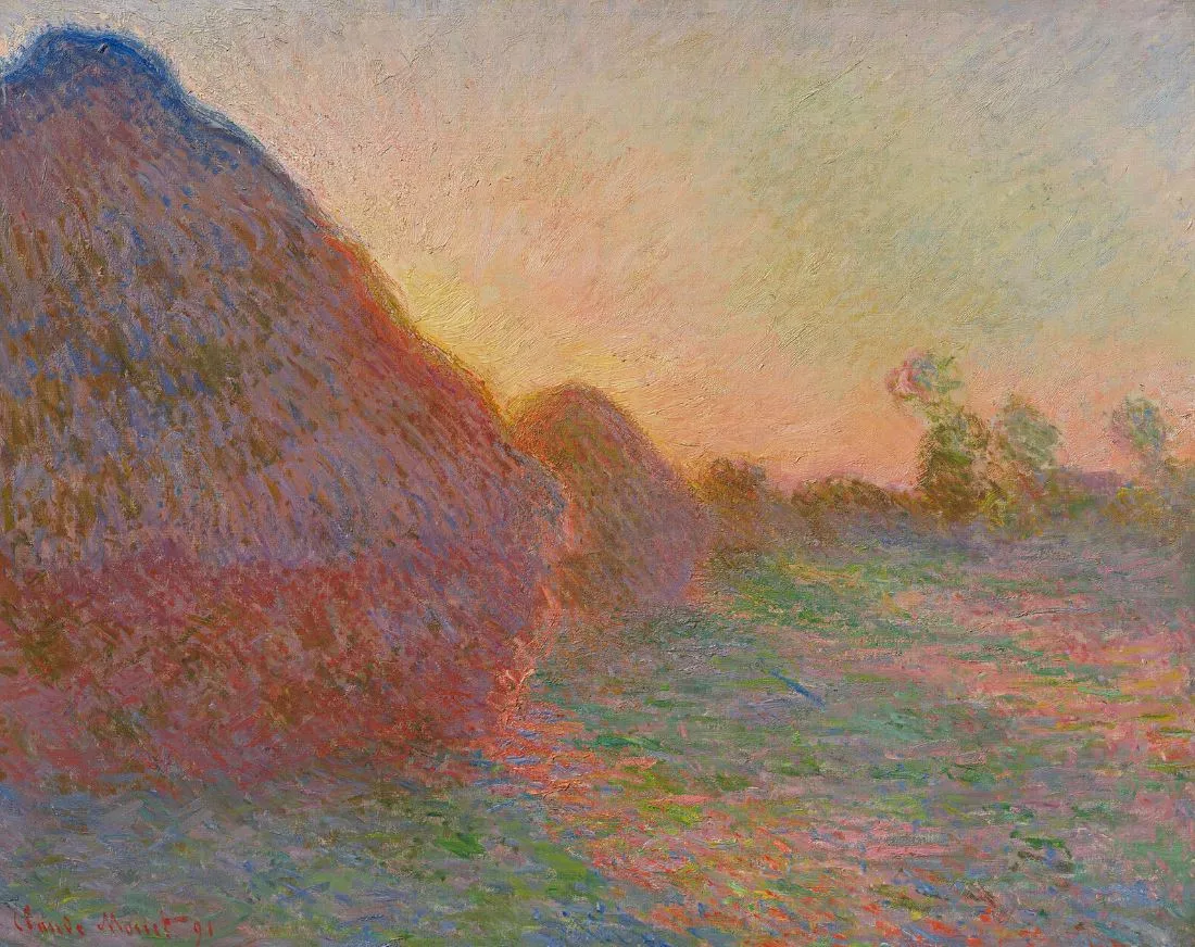 Tác phẩm "Der Getreide Stapel" của họa sĩ Claude Monet