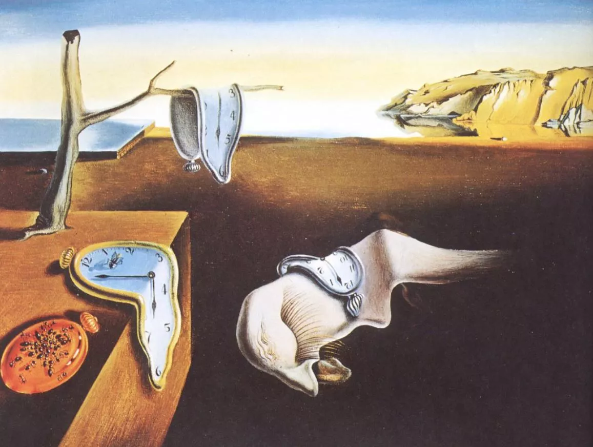 Tác phẩm "The Persistence of Memory" của nghệ sĩ Dalí