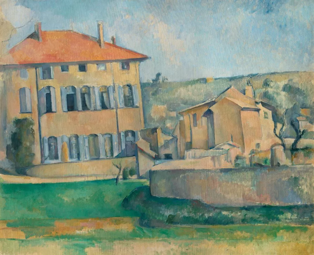 Tác phẩm "Ngôi nhà của Cézanne ở Aix" của họa sĩ Paul Cézanne