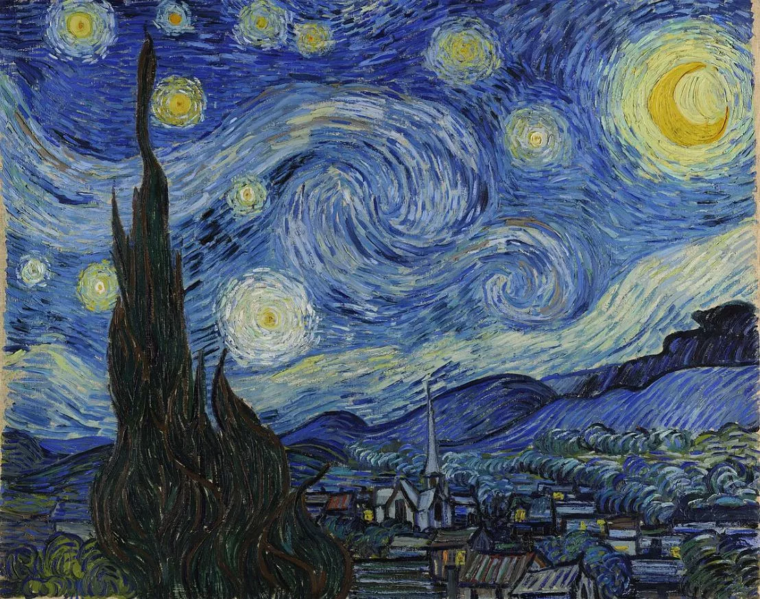 Tác phẩm "Đêm Đầy Sao" của họa sĩ Vincent van Gogh