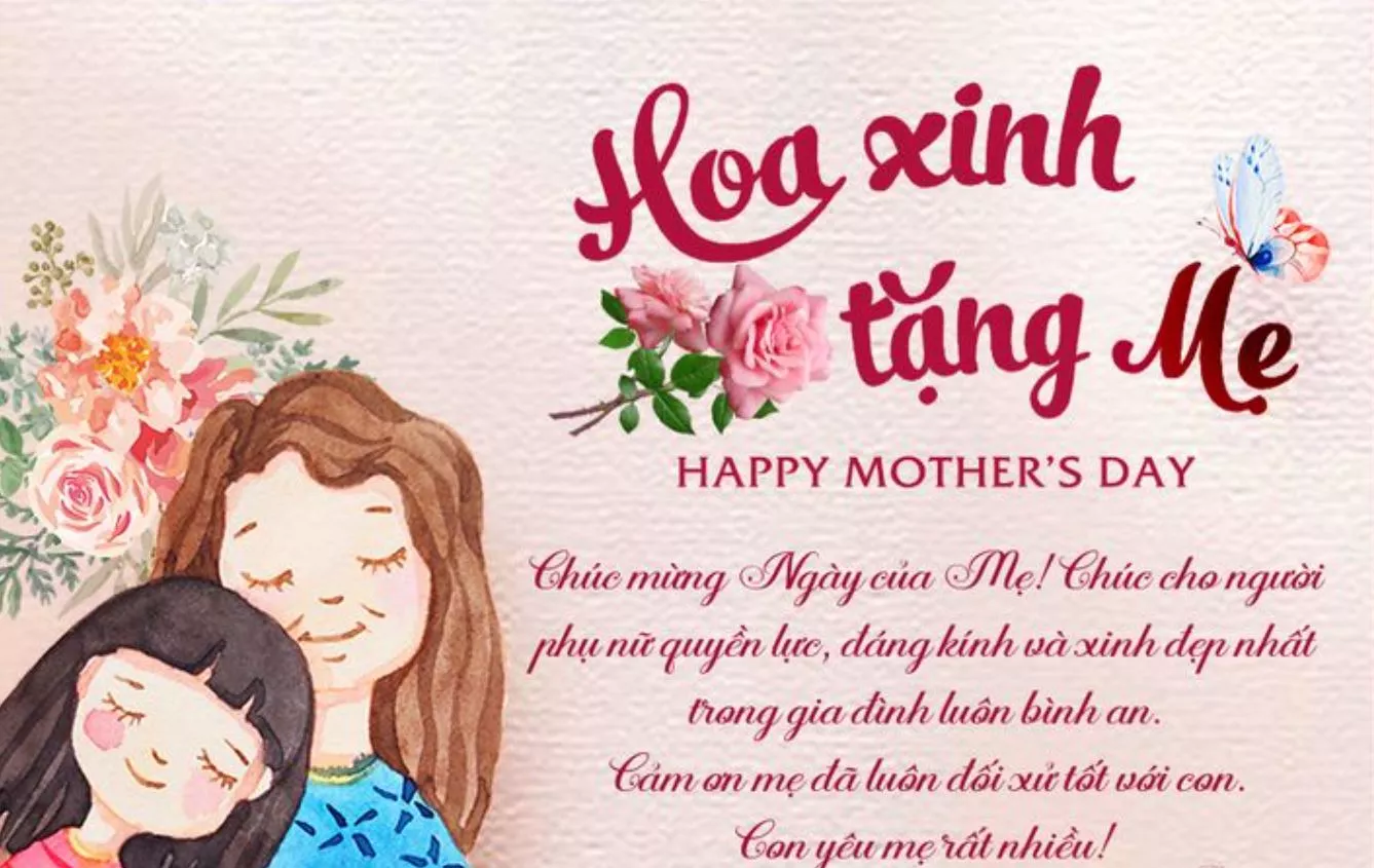 Cảm ơn mẹ bằng những lời chúc ý nghĩa