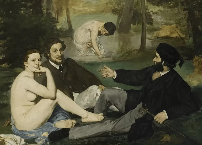 Bức Le Déjeuner sur l'herbe của Édouard Manet