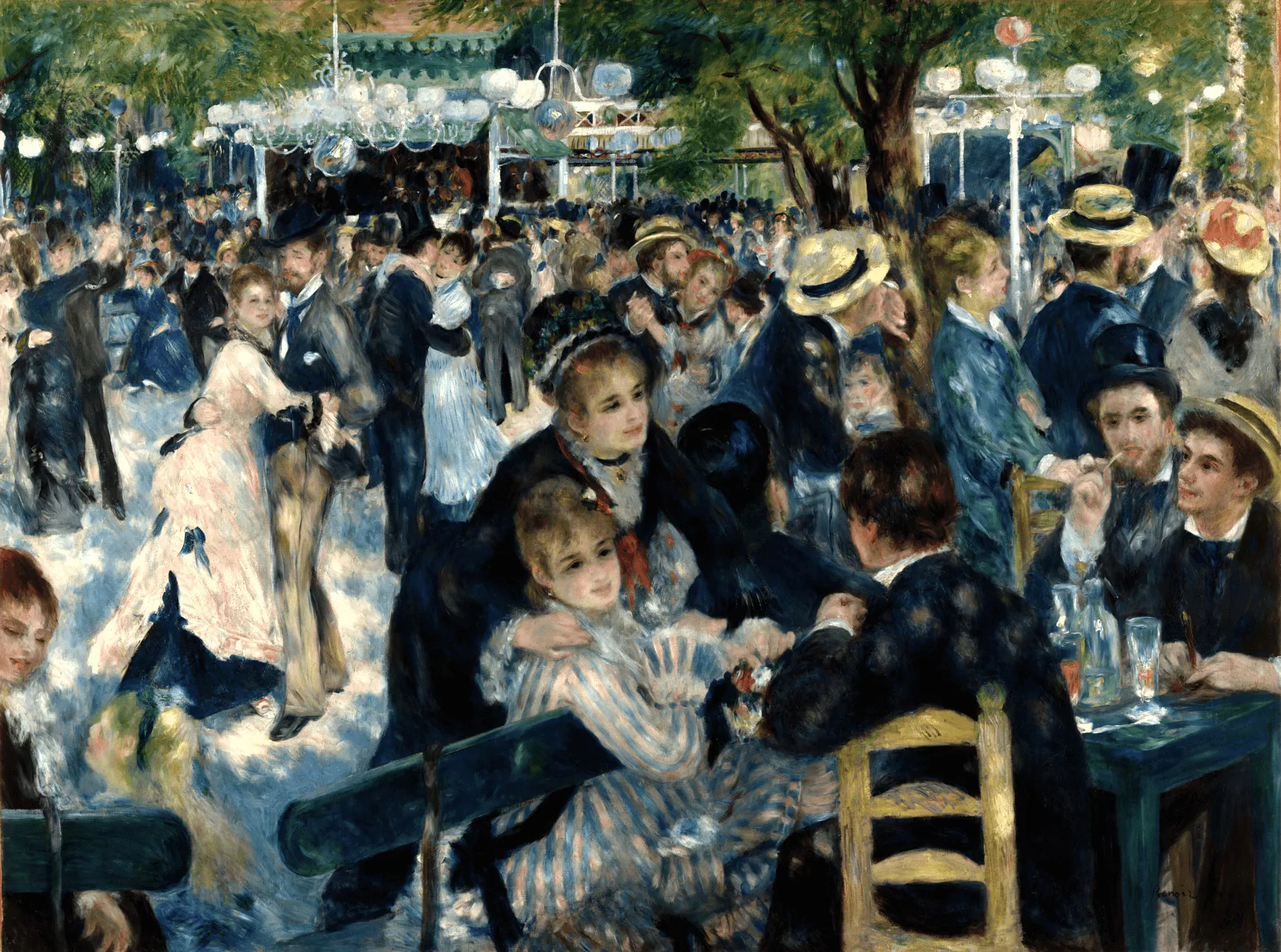 Bức tranh Bal du moulin de la Galette của Renoir