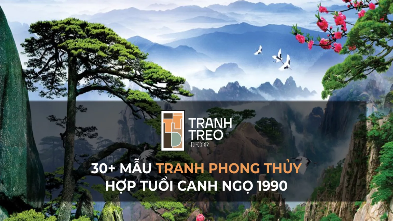 30+ Mẫu tranh phong thủy tuổi Canh Ngọ 1990 thu hút phúc lộc, vượng khí