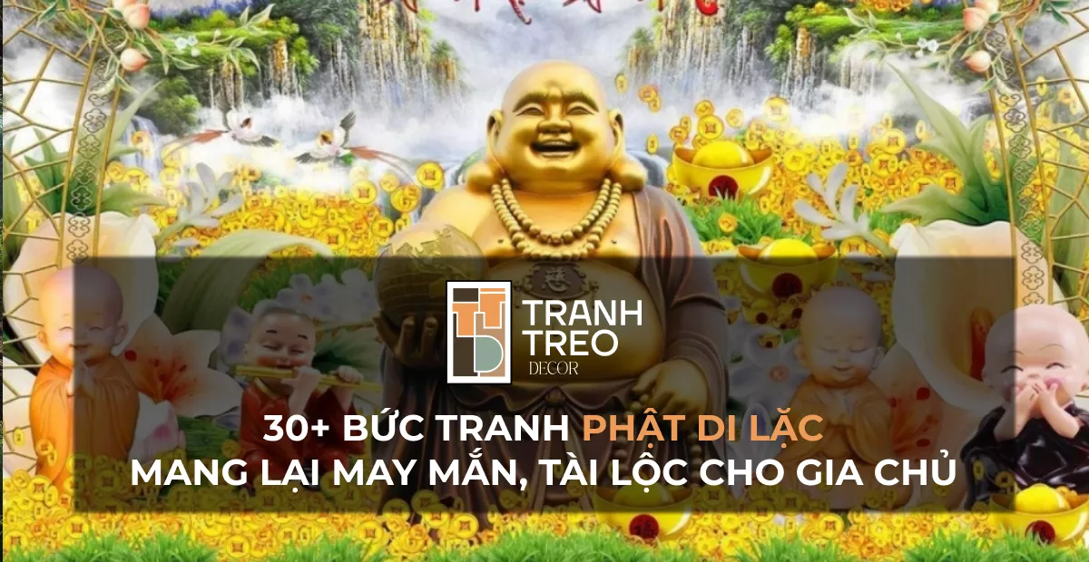 11 Bức tranh Phật Di lặc đẹp mang lại an lạc cho bạn