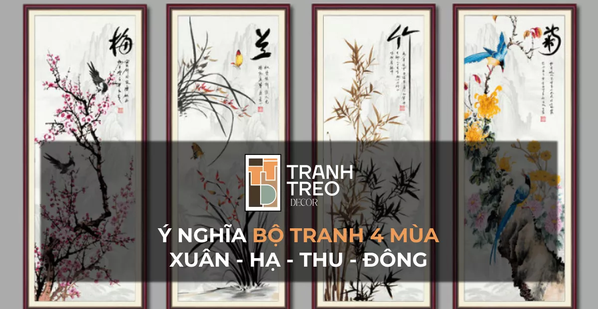 Ý nghĩa bộ tranh 4 mùa Xuân, Hạ, Thu, Đông