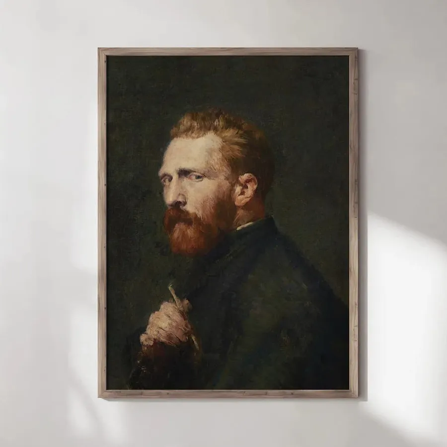 Tranh treo phòng khách: Chân Dung Vincent Van Gogh